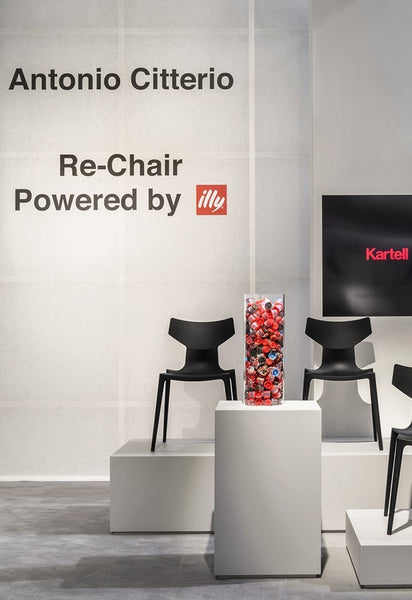 Kartell i IllyCaffè: kontynuacja projektu odzysku i innowacji łączących design, technologię i gospodarkę obiegu zamkniętego.