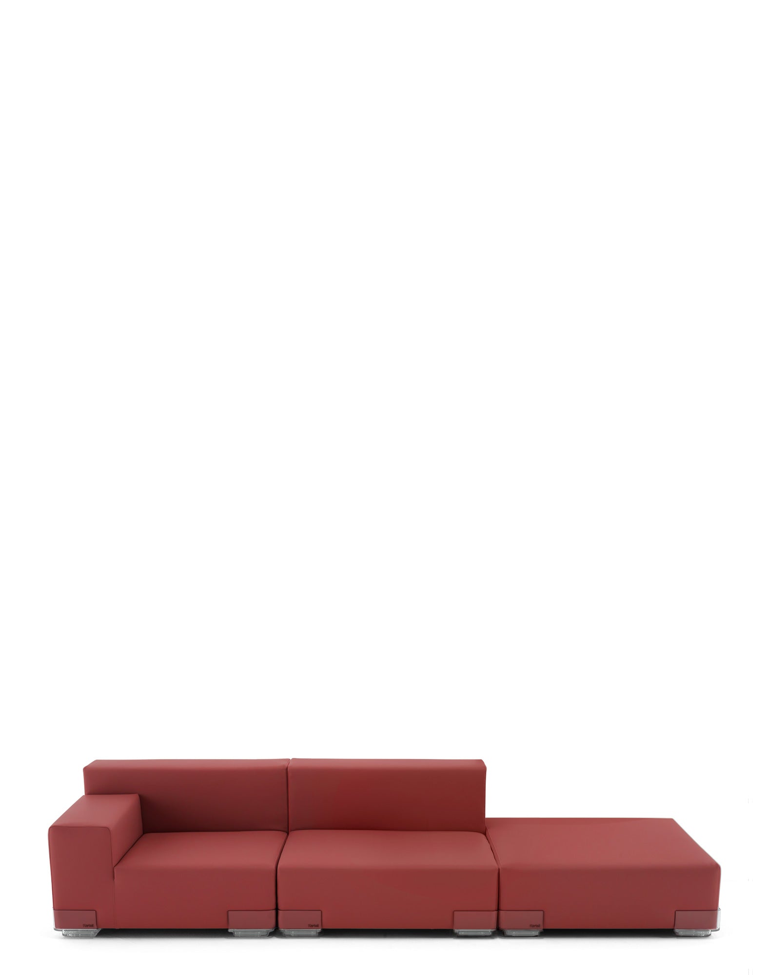 PLASTICS TECH FABRIC POUF