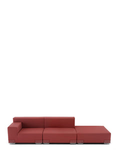 PLASTICS TECH FABRIC POUF