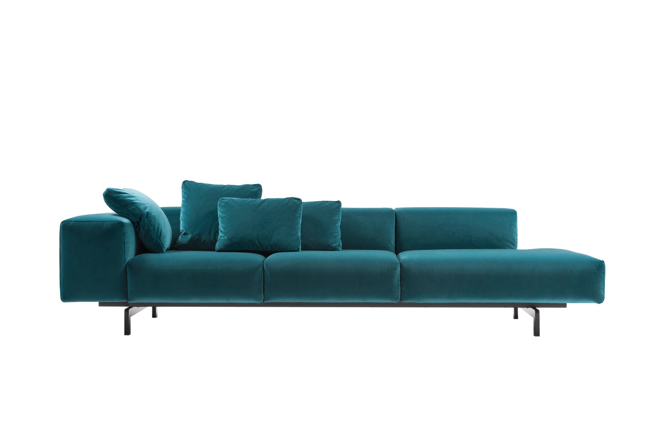LARGO 3-OSOBOWA SOFA, OTTOMAN RIGHT