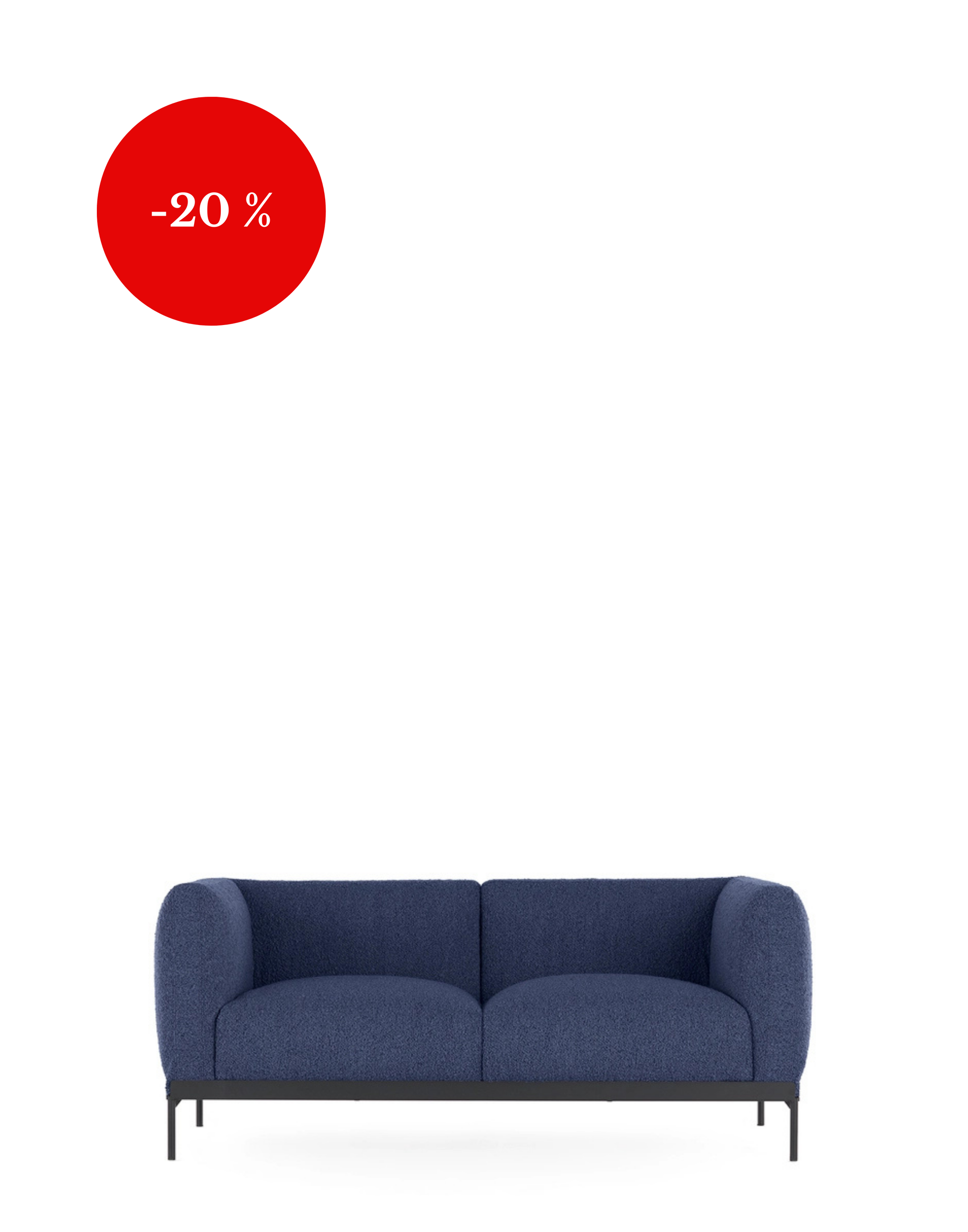 ASIA SOFA 2-OSOBOWA BOUCLÉ