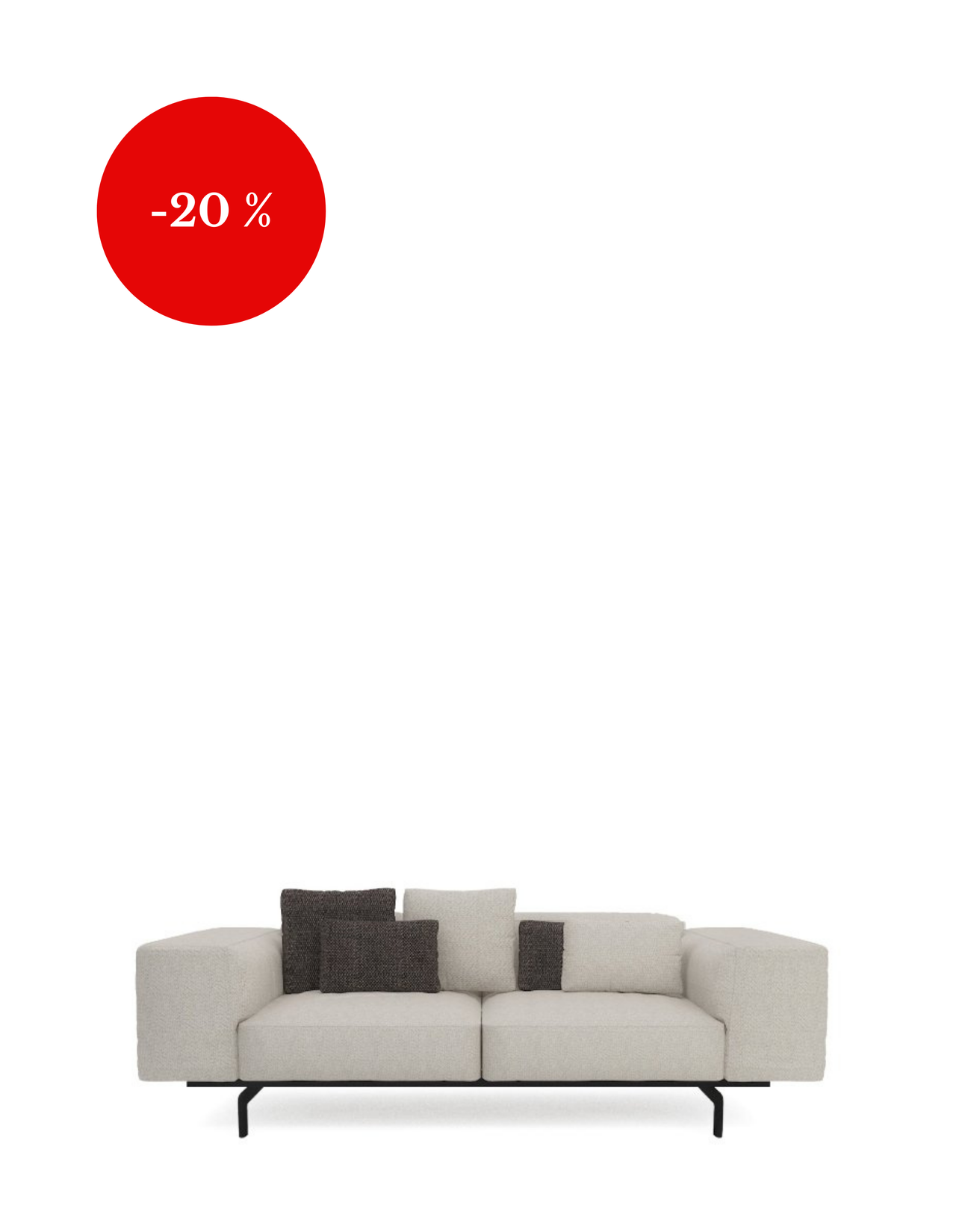LARGO 2-OSOBOWA SOFA GUBBIO PROMO